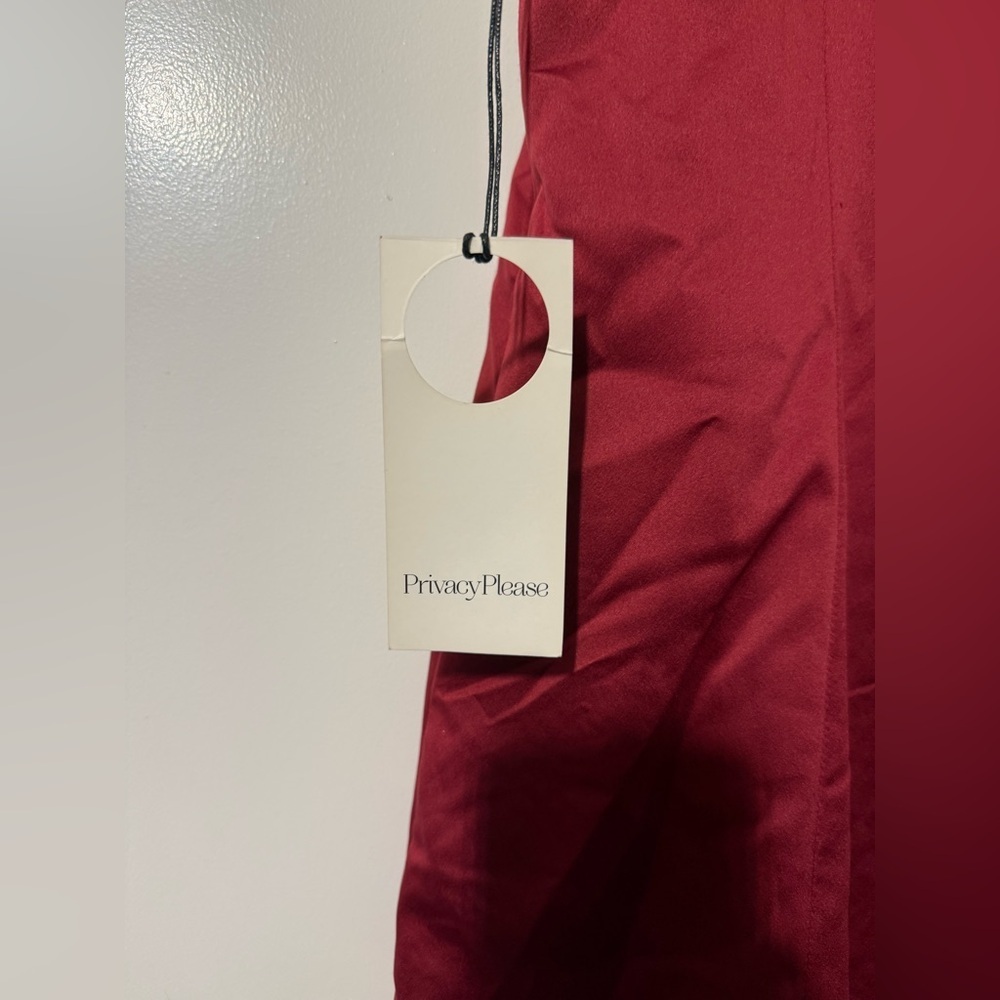 Privacy Please Wine-Red Slip Dress - Picture 5 of 10